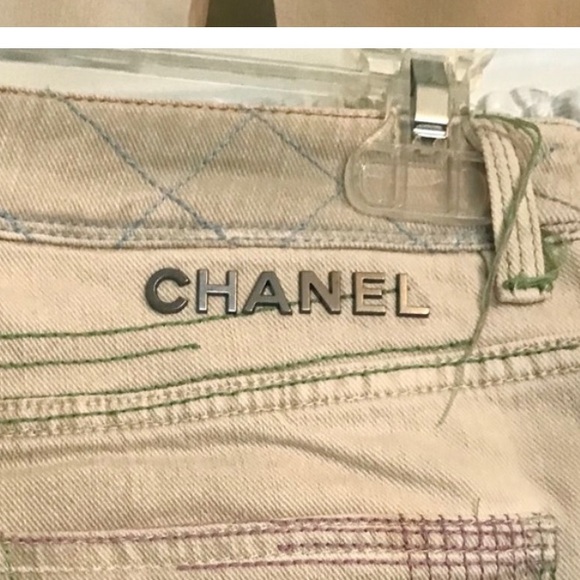 CHANEL Embroidery Logo Jeans - Picture 5 of 13